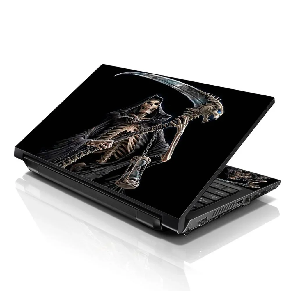 LSS 15.6 & 17.3 Inches Laptop Notebook Skin Sticker Decal - Reaper Skull
